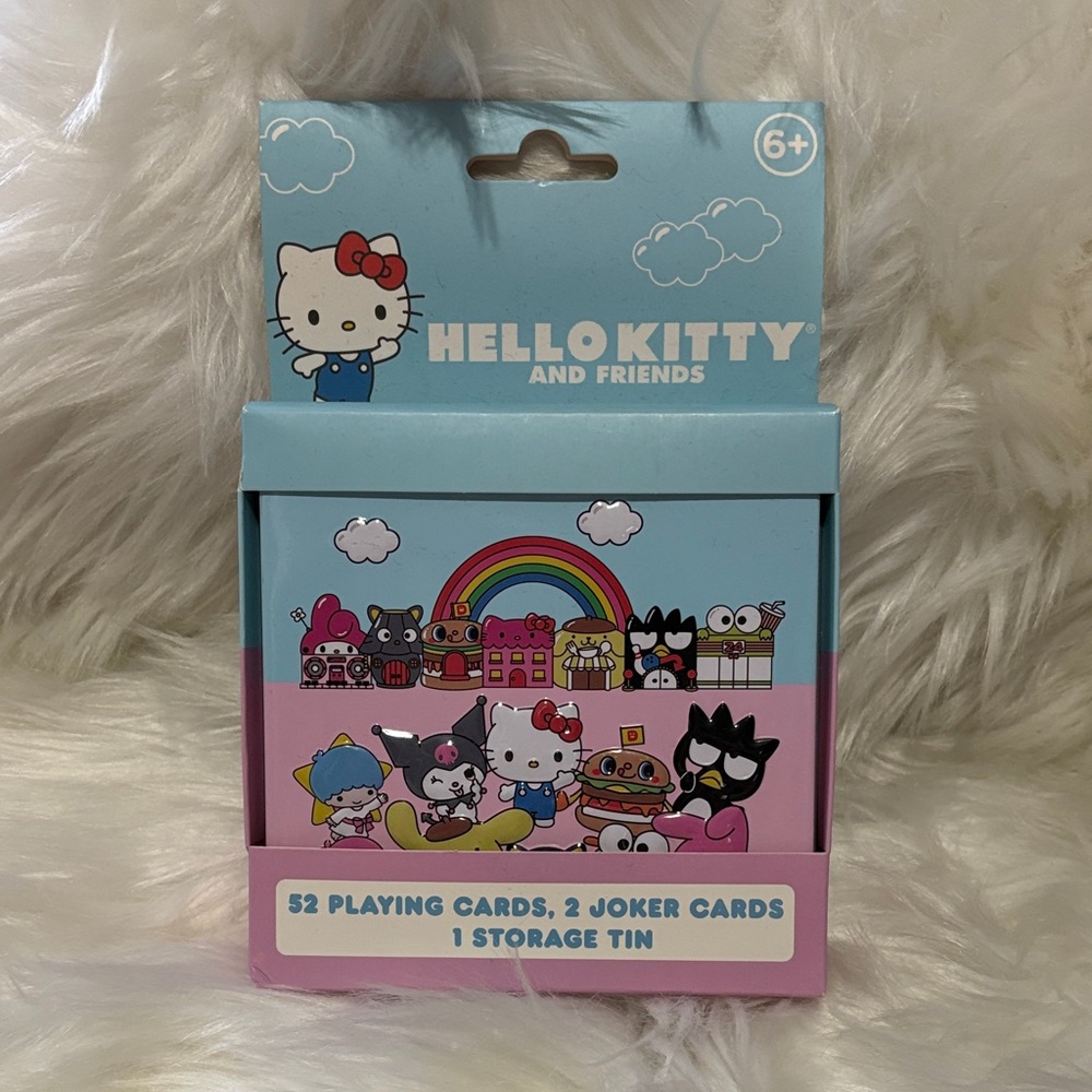 Hello Kitty & Friends Rainbow Playing Cards - Blue and Pink